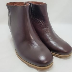 Rachel Comey Mars Ankle Boot Bootie Mahogany Zip 6.5